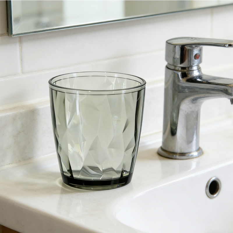 300ml Unbreakable Diamond PC Plastic Tumblers