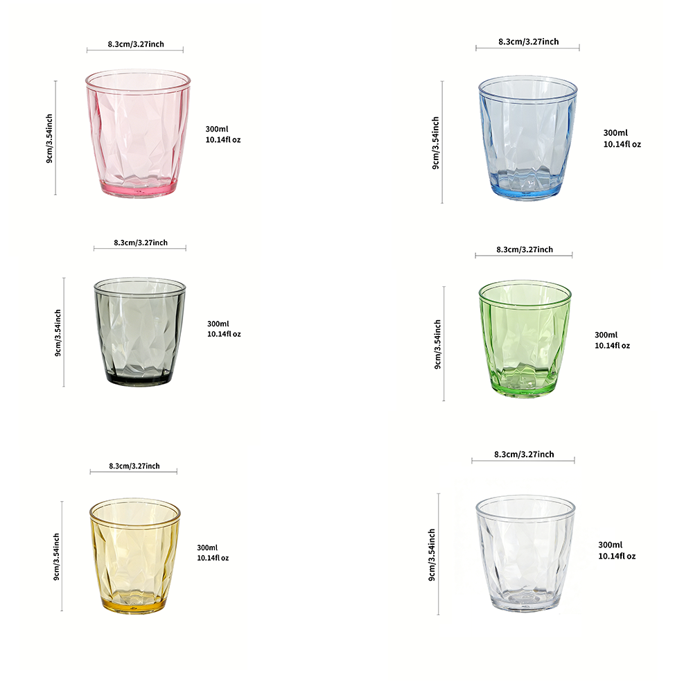 Diamond Plastic Tumblers