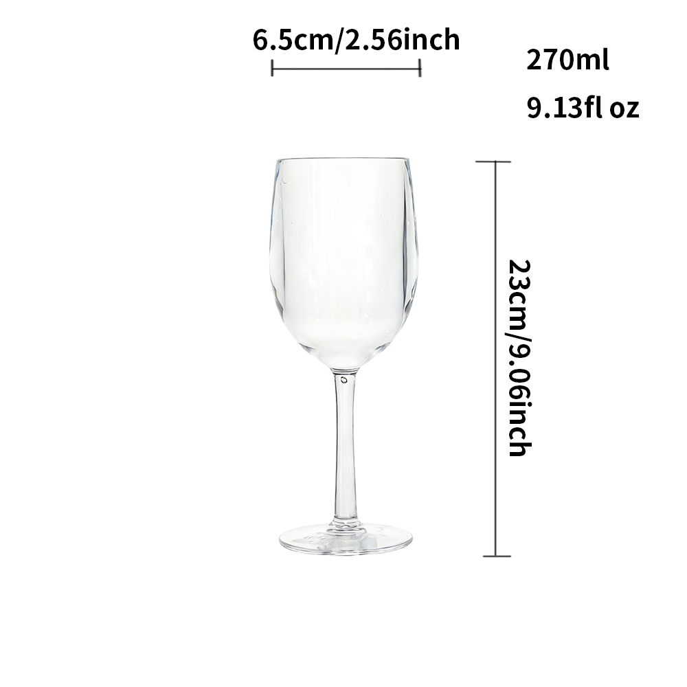 Plastic Wine Glasses