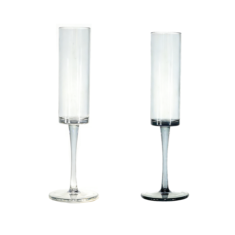 Elegant 5.6oz Shatterproof Champagne Glasses