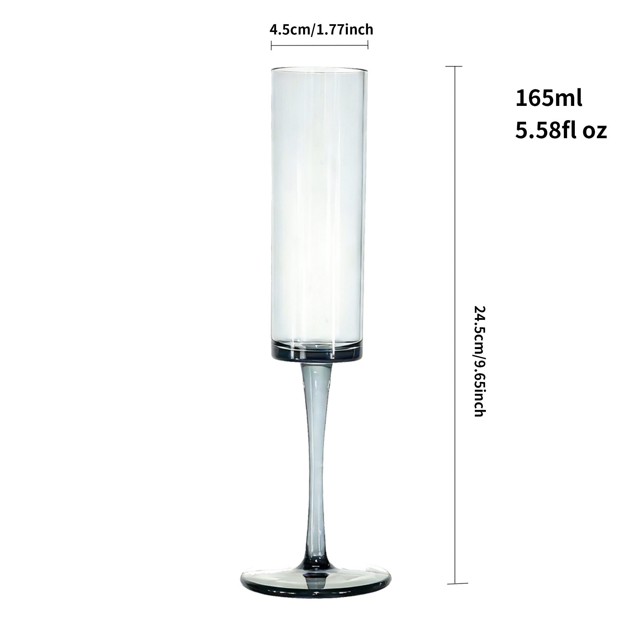 PC Plastic Champagne Glass