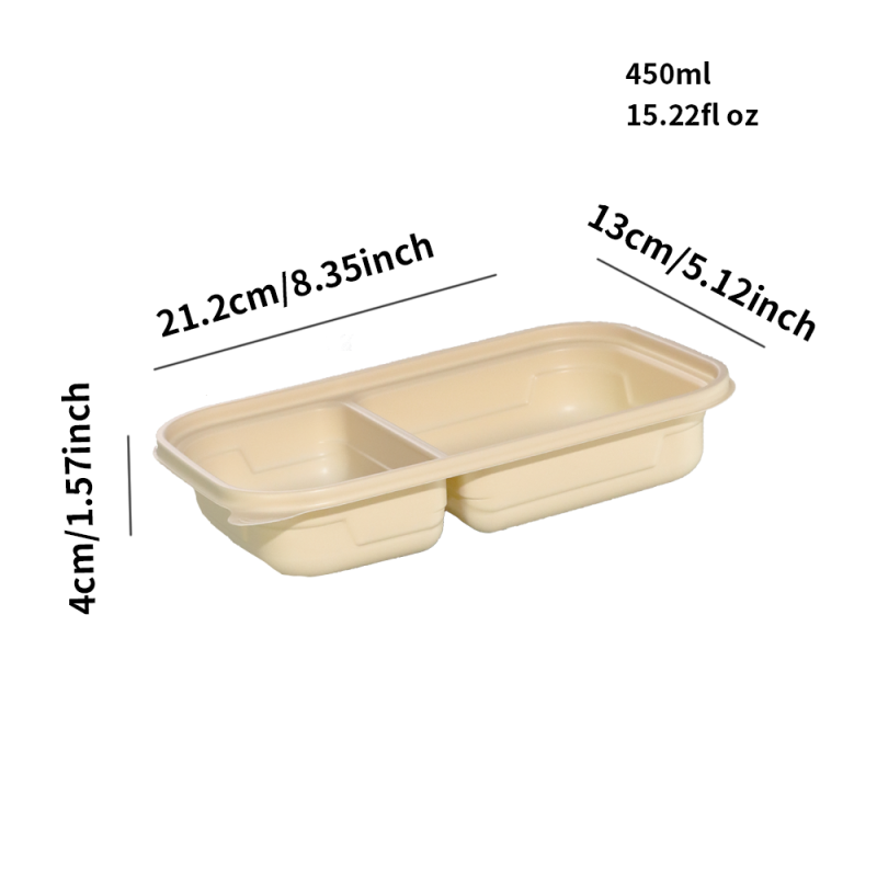 Biodegradable Cornstarch Disposable Lunch Box