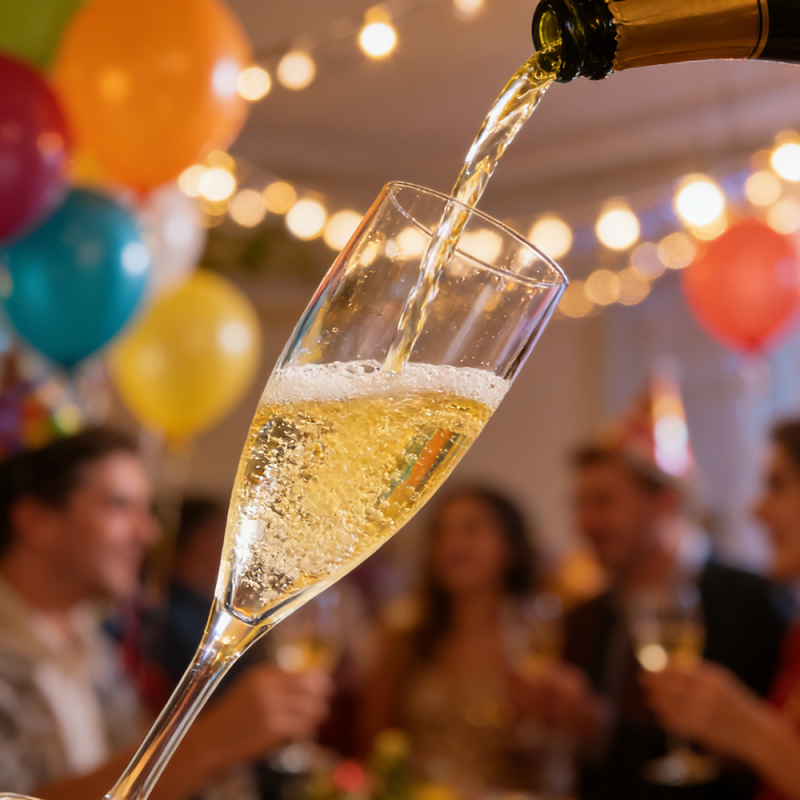 Elegant Shatterproof Clear PC Champagne Toasts