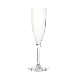 Elegant Shatterproof Clear PC Champagne Toasts