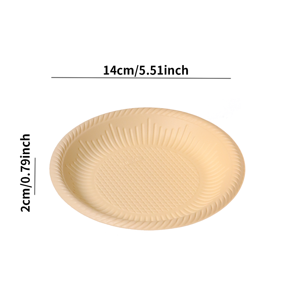 Eco-friendly Cornstarch Plate