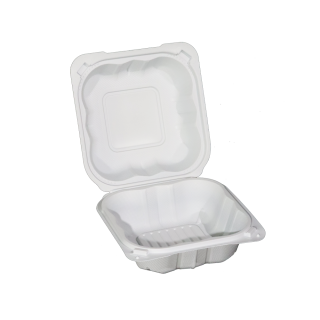 Eco-Friendly PP Hinged Clamshell Food Container