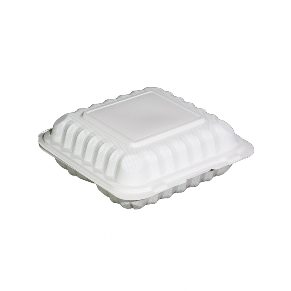 3-Compartment Takeout Box