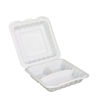 Durable BPA-Free 3-Compartment To-Go Box