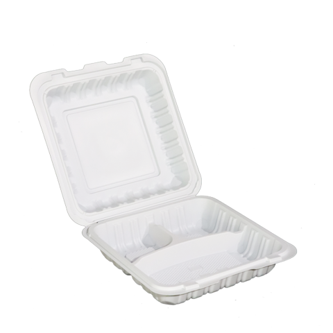 Durable BPA-Free 3-Compartment To-Go Box