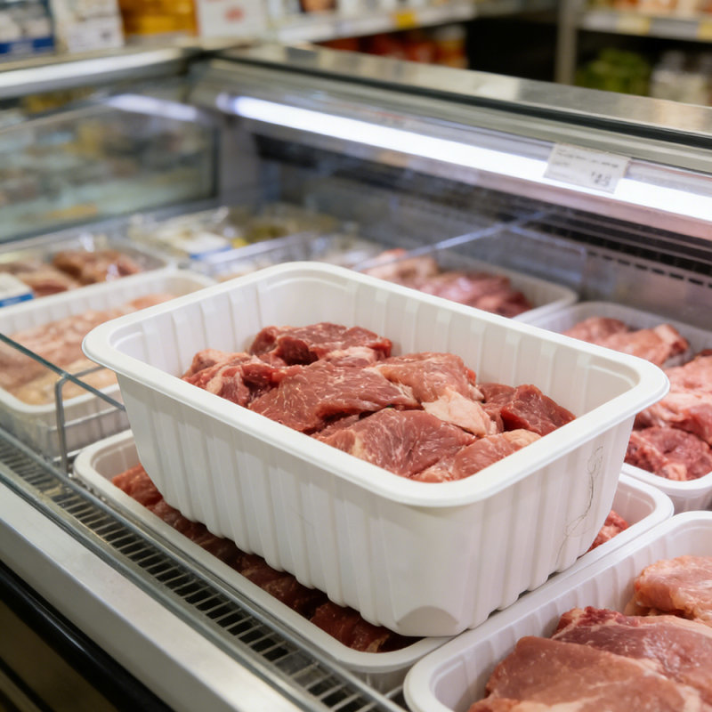 Customized Disposable Supermarket Fruit Meat Tray