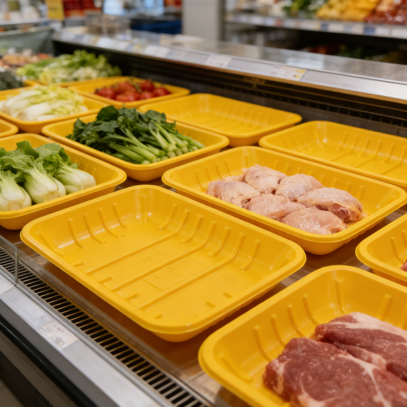 Premium PP Food Grade Fresh Meat Trays