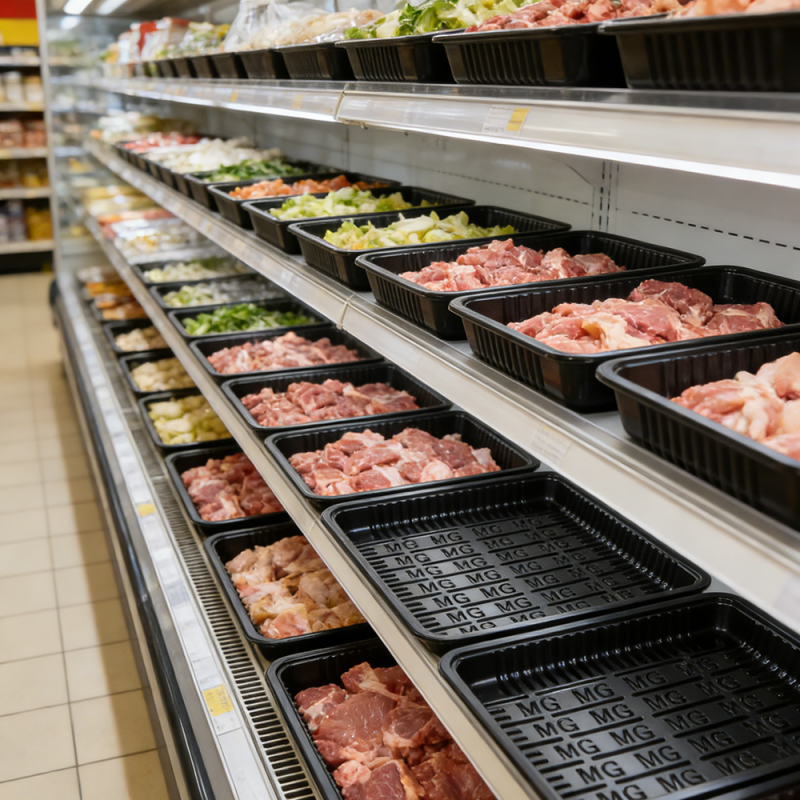 High-Strength PP Fresh Food Packaging Trays