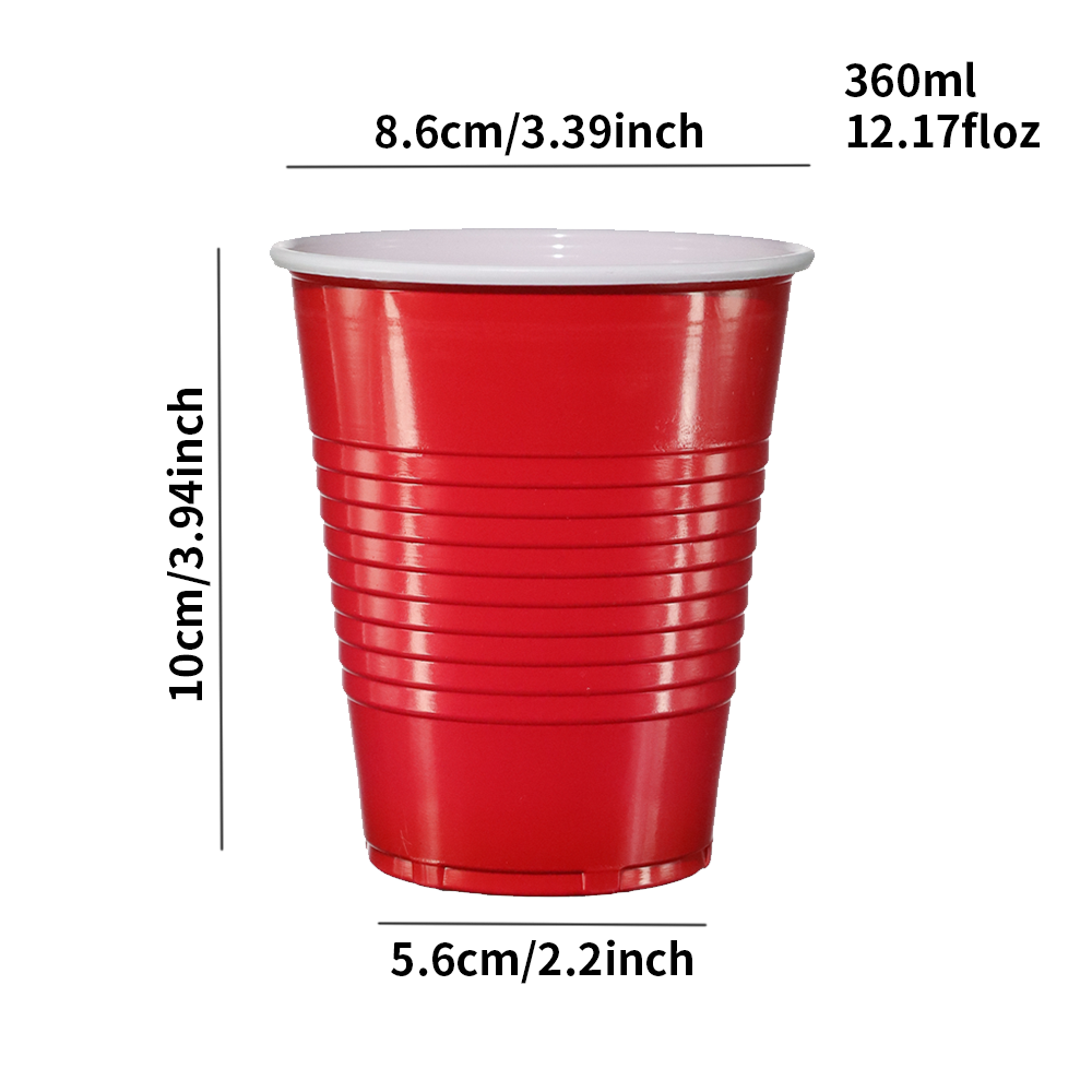 PS Plastic Red Cups