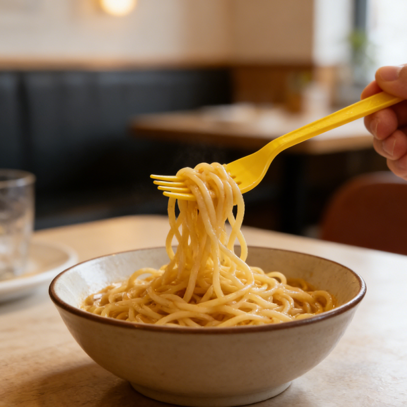 پریمیم ملٹی کلر پی ایس ڈسپوزایبل ڈائننگ فورک