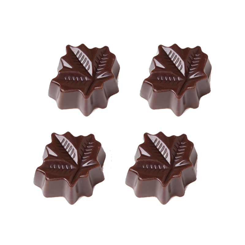 Plateau de coulée de chocolat de précision Feuille d'érable