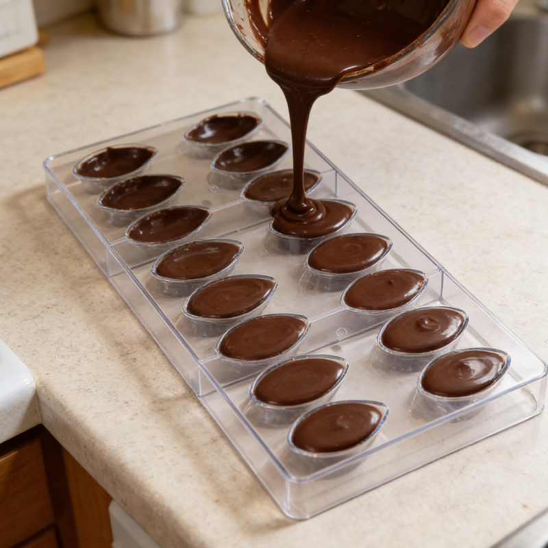 Moule à chocolat en PP de précision
