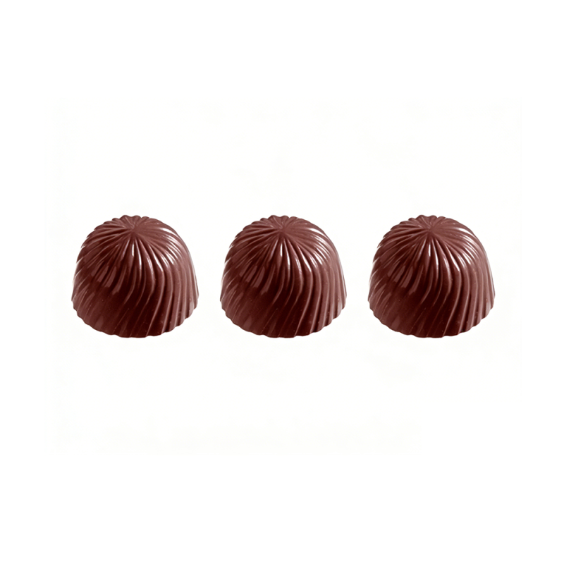 Moule à pâtisserie de qualité alimentaire avec motif tourbillon de précision