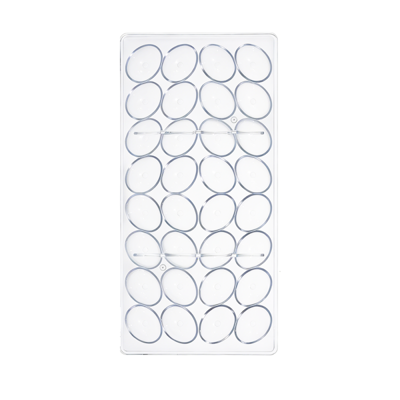 Moule ovale à confiserie en PP de qualité alimentaire