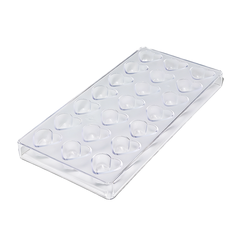 Plateau à bonbons en forme de cœur en PP durable