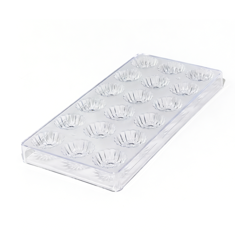 Moule à chocolat en polypropylène de qualité supérieure en forme de fleur