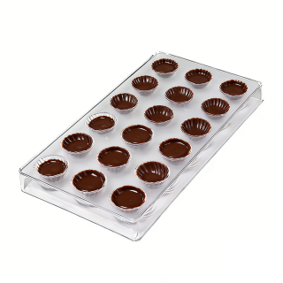 Moules à pralines professionnels en plastique transparent