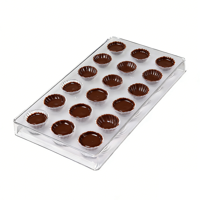 Moules à pralines professionnels en plastique transparent