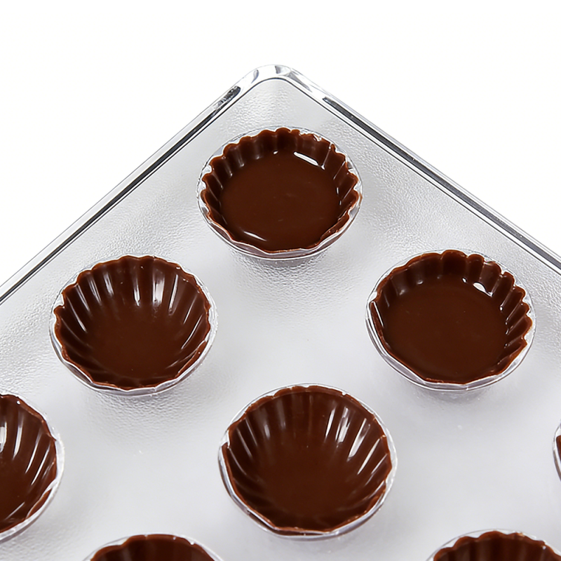 Moules à pralines professionnels en plastique transparent