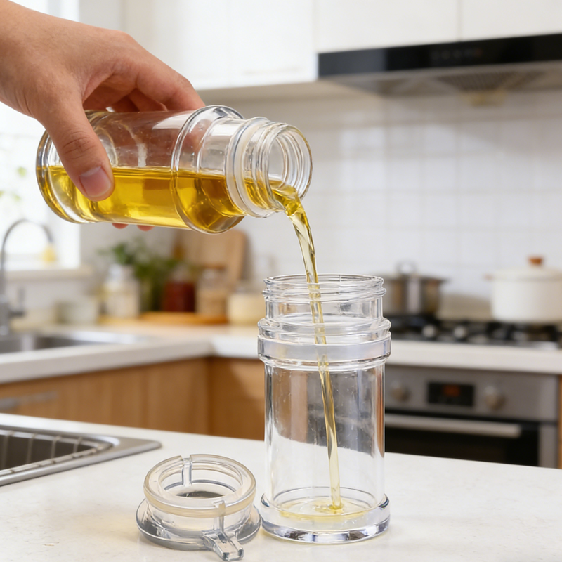 Commercial Acrylic Sauce Dispenser Bottle