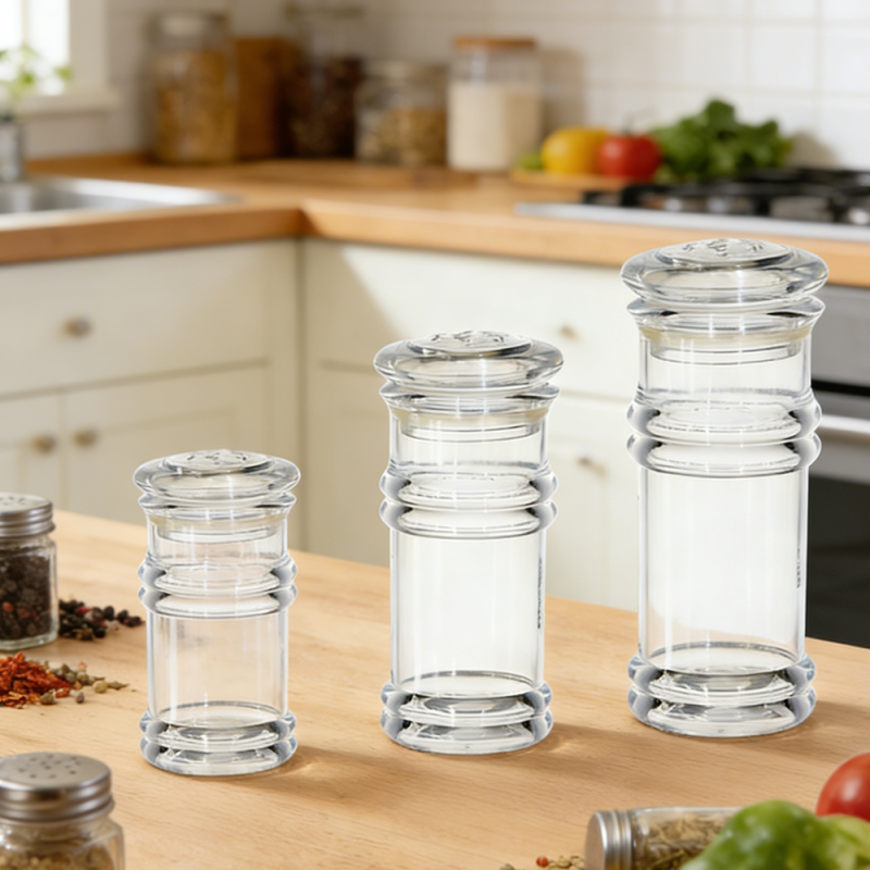 Bulk BPA-Free Acrylic Seasoning Bottles Spice Jars