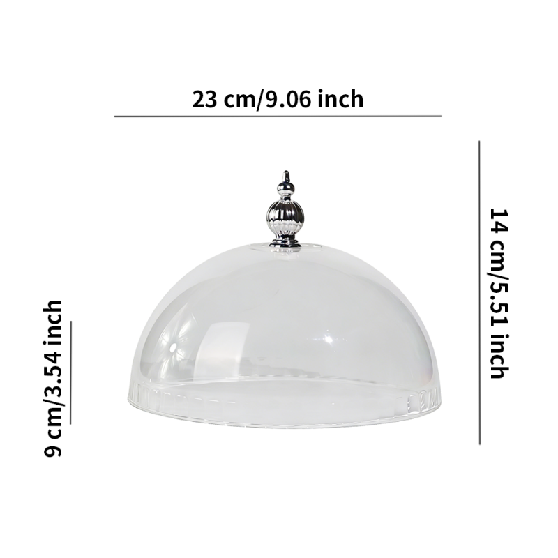 Bruchsicherer Deckel für gewerbliche Lebensmittelauslagen, Kuchenglocke