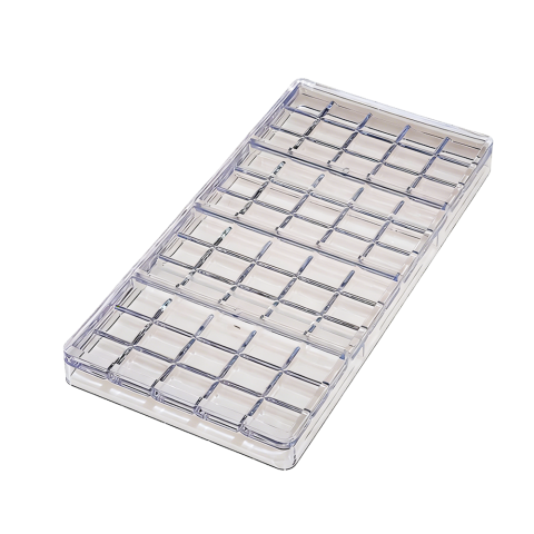 Professional Rigid PS Plastic Chocolate Bar Tray