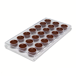Stampo per cioccolatini a spirale con cupola a 21 cavità