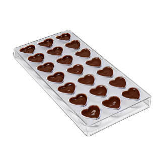 Molde para caramelos con forma de corazón de PS de primera calidad