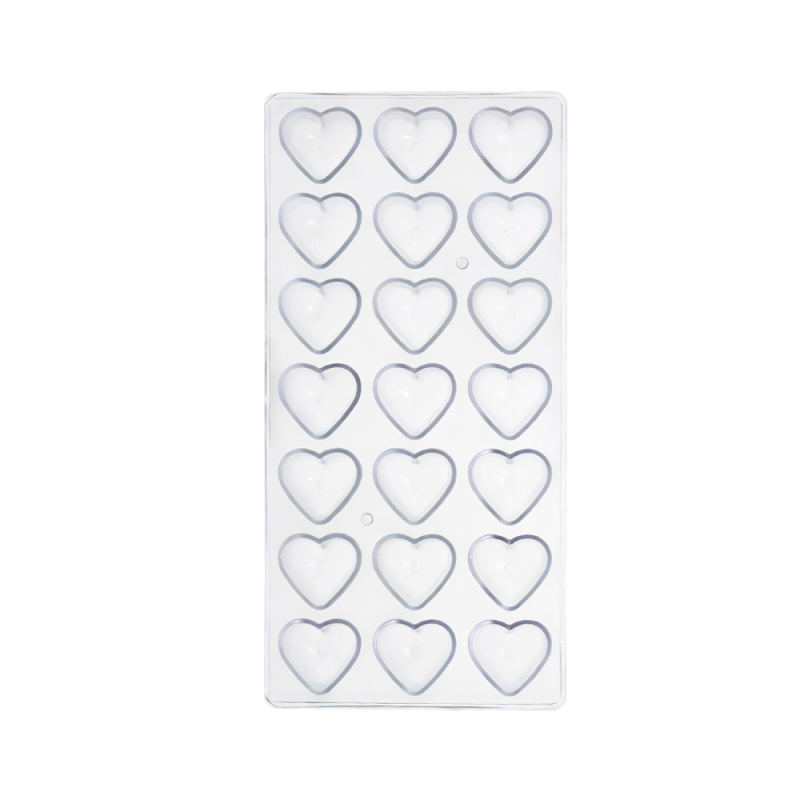 Molde para caramelos con forma de corazón de PS de primera calidad