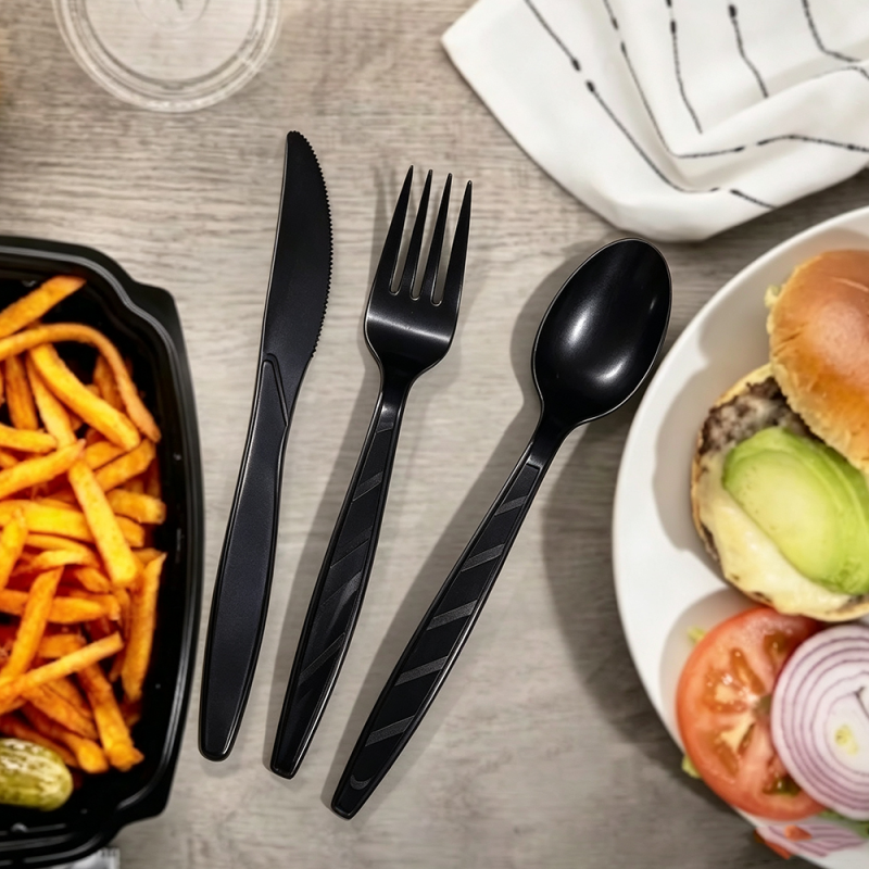 Heavy Duty Disposable Recycle PP Plastic Cutlery
