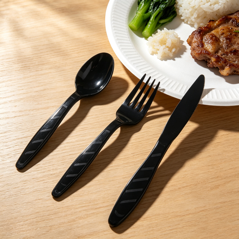Heavy Duty Disposable Recycle PP Plastic Cutlery