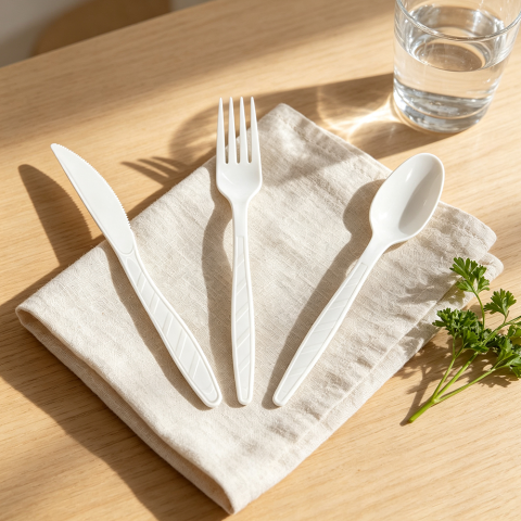 ​Plastic Knife Spoon Folk PP Cutlery Set-SUDIHAO