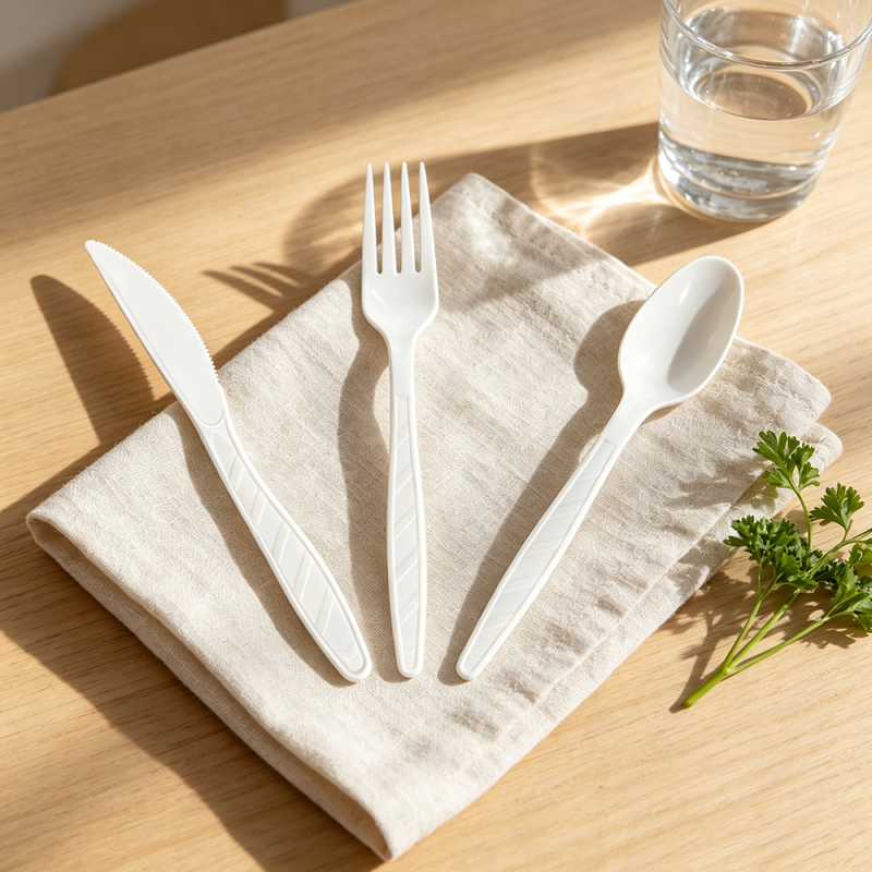 ​Plastic Knife Spoon Folk PP Cutlery Set-SUDIHAO