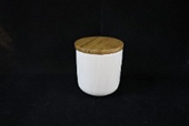 Canister for Sugar on bamboo tray