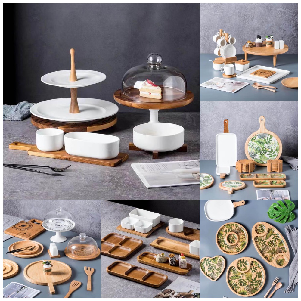 Bamboo dinnerware sets