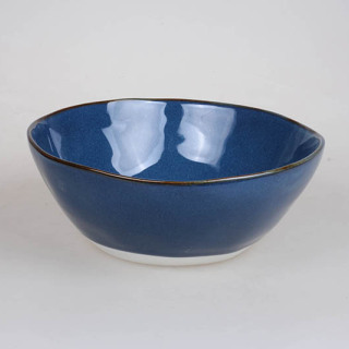 Новая коллекция суповая тарелка Color Of Paradise 20см Fancy Glaze темно-синяя