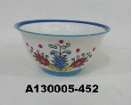 blue flower style rice bowl
