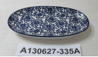 blue flower tableware plate