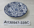 blue flower tableware plate