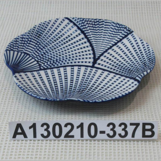 Blaues und weißes Saucengeschirr-Set Keramikplatte mit 3,75 Zoll Durchmesser