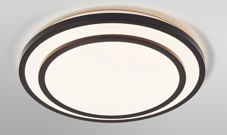 black flush - mount ceiling light