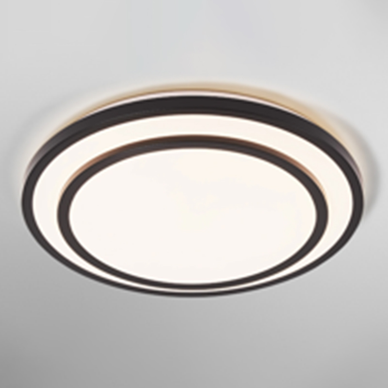 Black frame double layer LED light