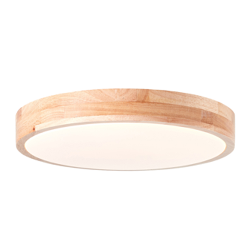 Ceiling lamps made of wood