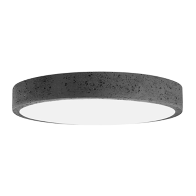 Dark imitation stone ground ceiling light