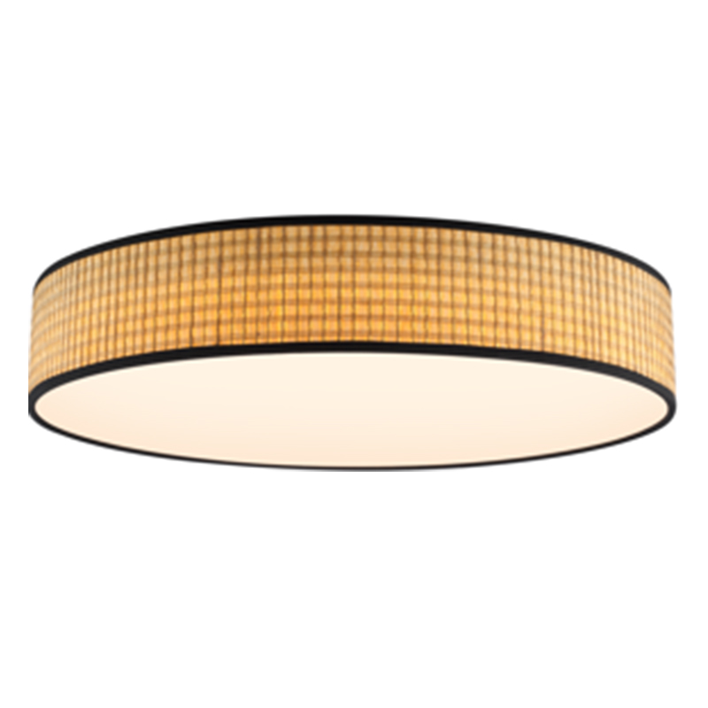 Yellow braided LED light